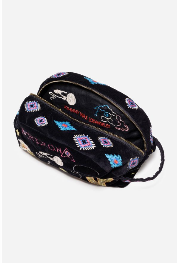 ARIZONA COTTON VELVET MAKEUP BAG - Image 4
