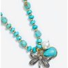 DRAGONFLY DAYDREAM TURQUOISE CHARM NECKLACE - Image 2