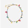 PRECIOUS GLASS CHARM NECKLACE