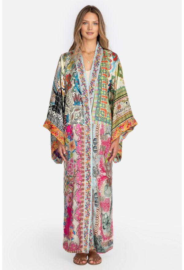 LIMITED EDITION LONG SILK KIMONO - Image 2