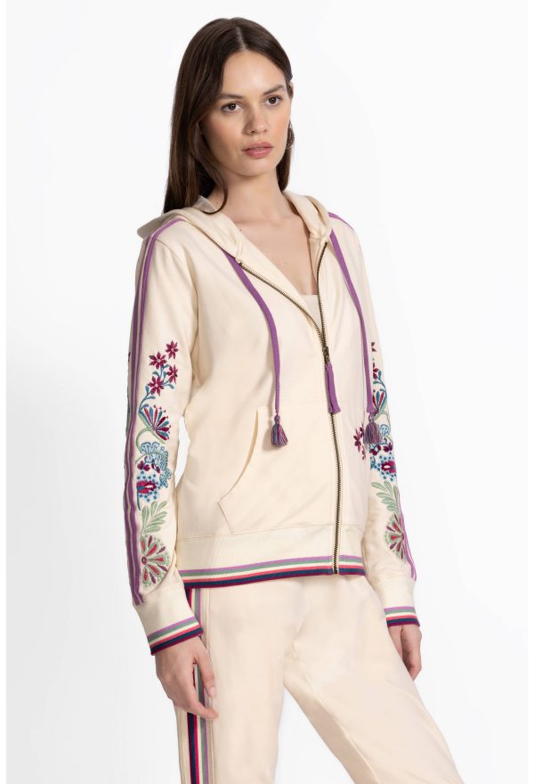 BEE ACTIVE ZIP FRONT HOODIE - Image 2