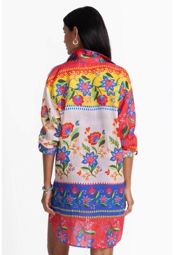 RUMBA BUTTON DOWN SHIRT DRESS - Image 3