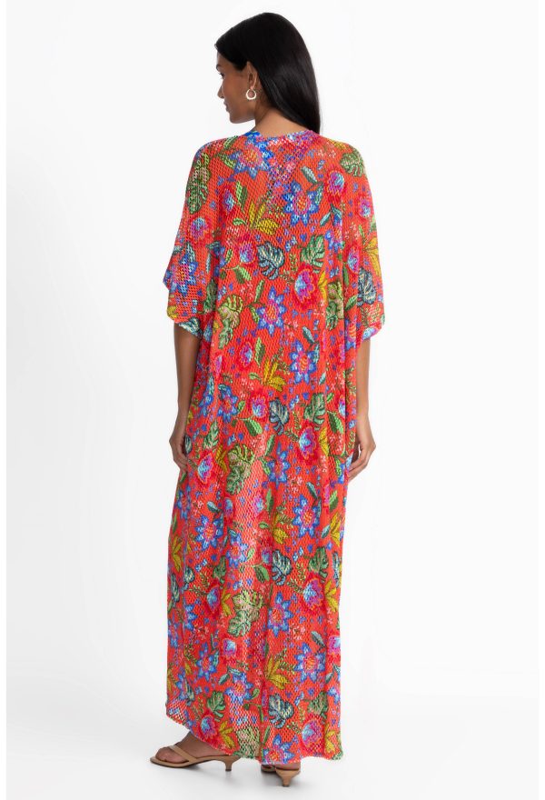 RUMBA MAXI CROCHET KIMONO - Image 4