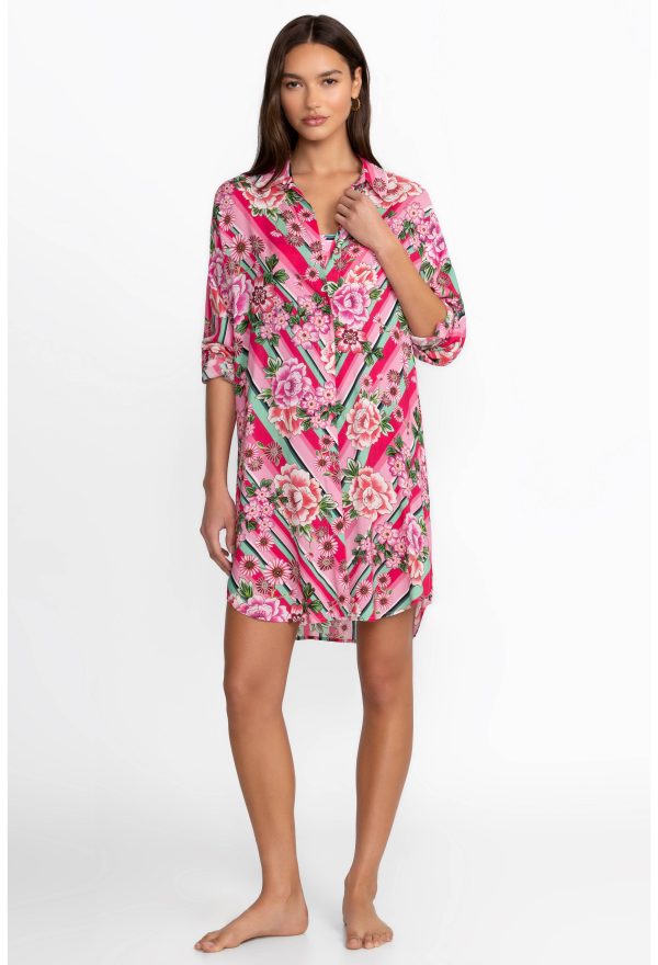 BOCARDI BUTTON DOWN SHIRT DRESS