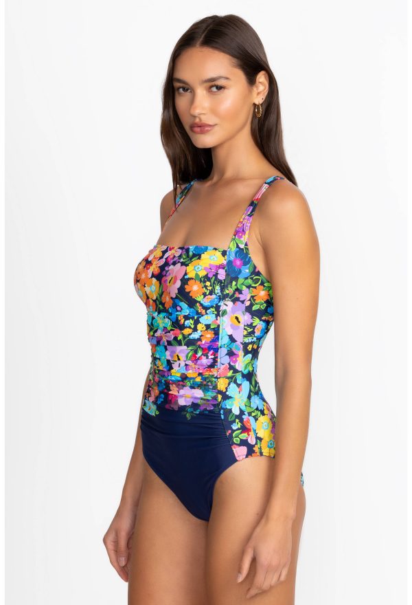 WILD BLOOM RUCHED ONE PIECE - Image 2