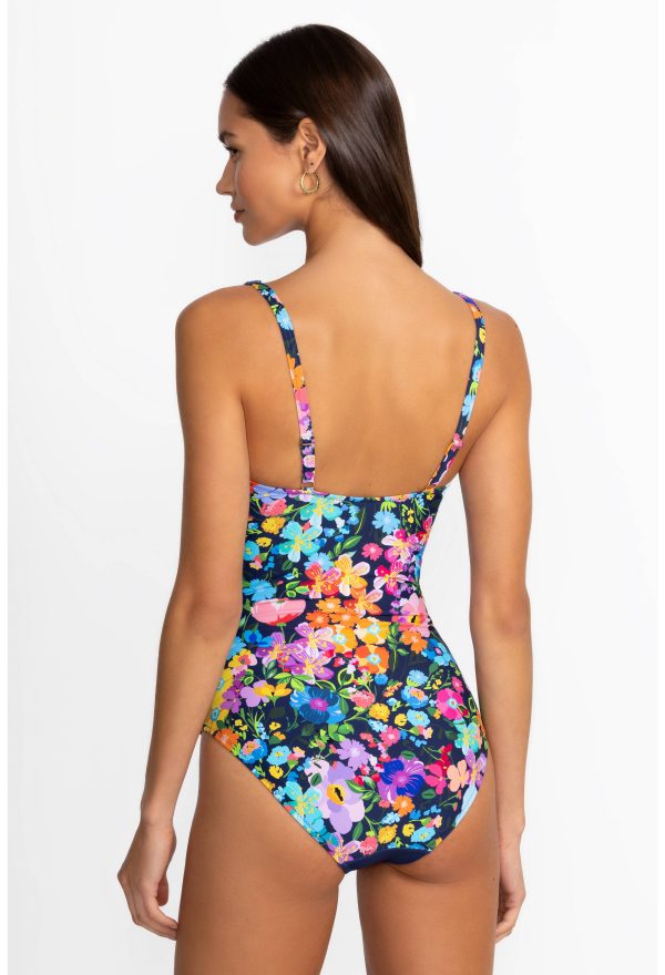 WILD BLOOM RUCHED ONE PIECE - Image 3