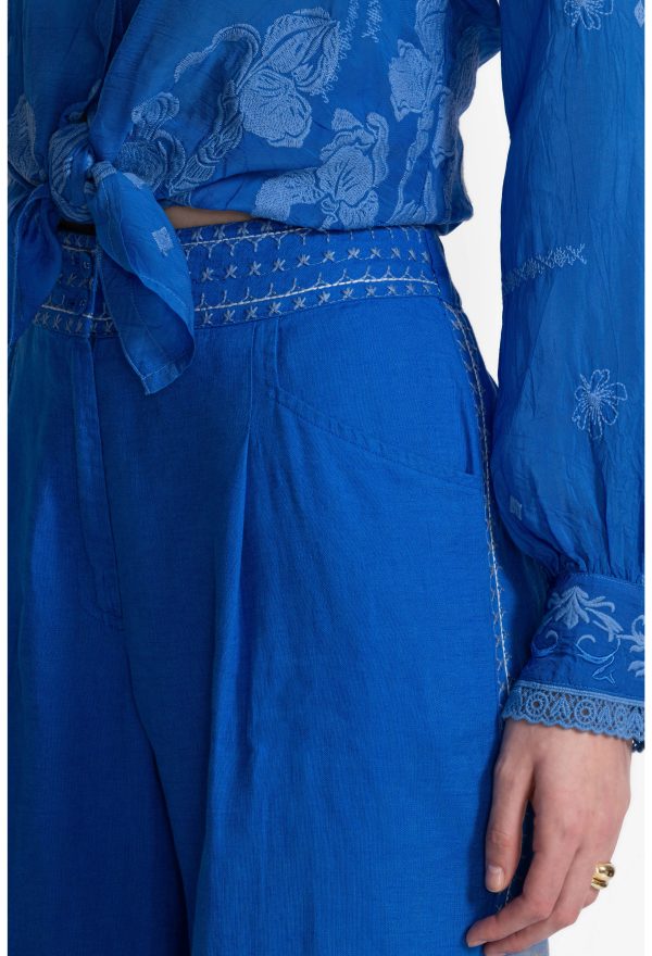 WIDE LEG PLEAT PANT - Image 3