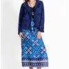 LINEN HIGH SLIT SKIRT
