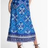 LINEN HIGH SLIT SKIRT - Image 4
