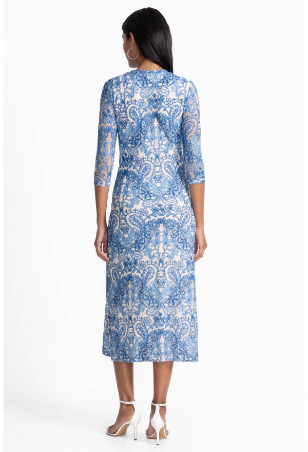 WYNIFRED MESH MIDI DRESS - Image 4