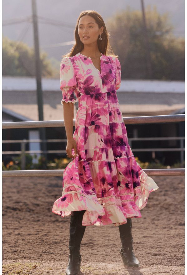 DAPHNE TEA LENGTH DRESS - Image 6