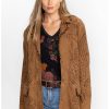 LASER CUT SUEDE WHIPSTITCH BLAZER - Image 3