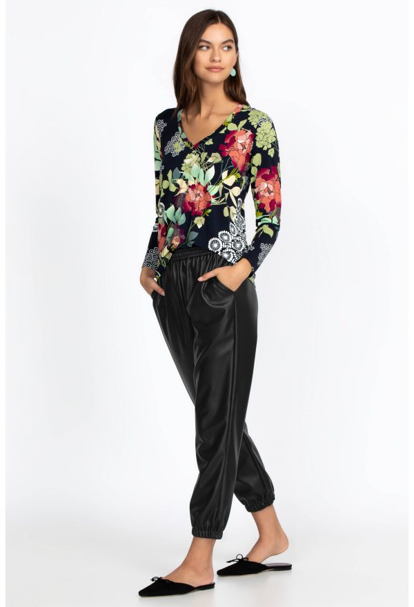 Vegan Leather Jogger - Image 2