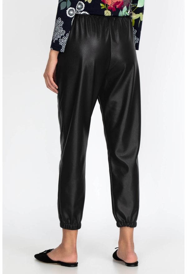 Vegan Leather Jogger - Image 4