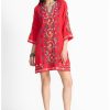 SEAMED SWING DRESS